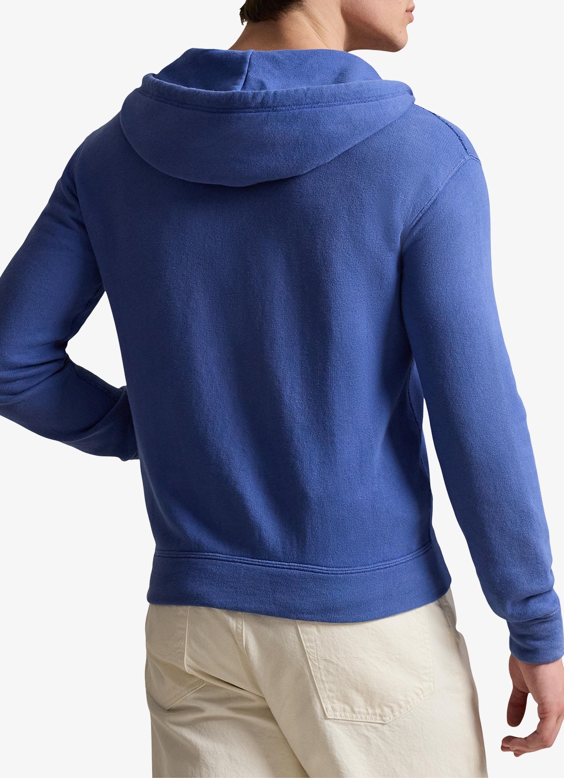 Ralph Lauren Vest met logoborduring en capuchon - achterkant 3 modern royal-34yb