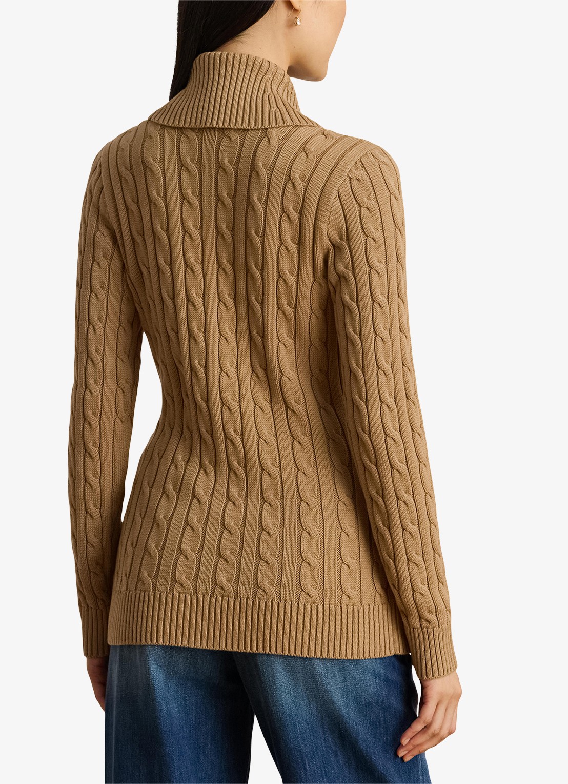 Ralph Lauren W SWEATERS - achterkant 3 camel
