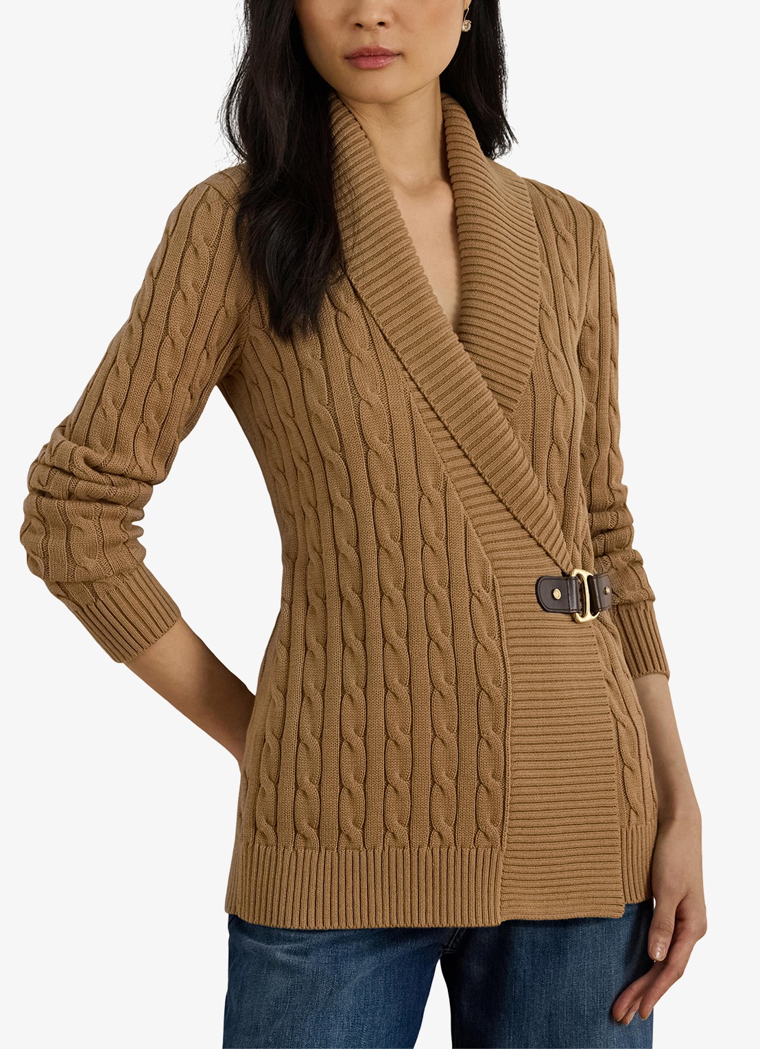 Ralph Lauren W SWEATERS - detail camel