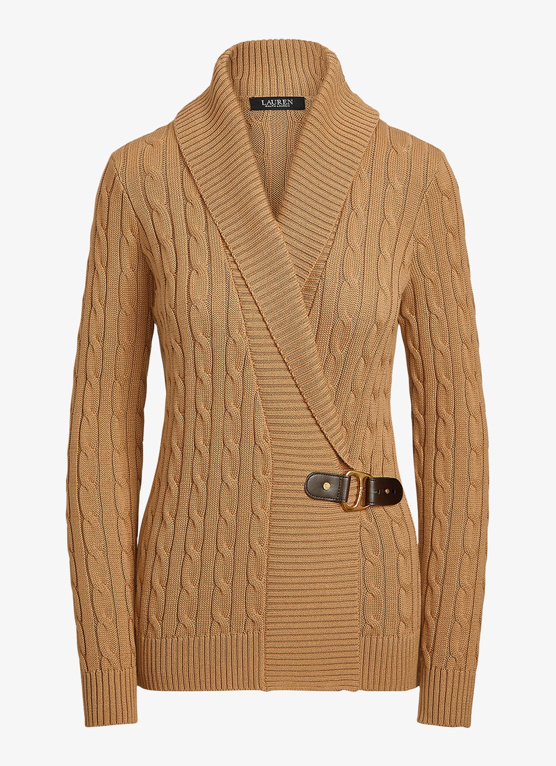 Ralph Lauren W SWEATERS - voorkant 4 camel