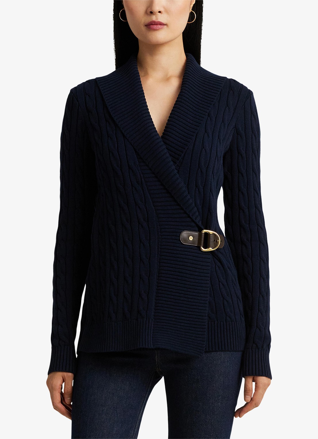Ralph Lauren W SWEATERS - detail donkerblauw