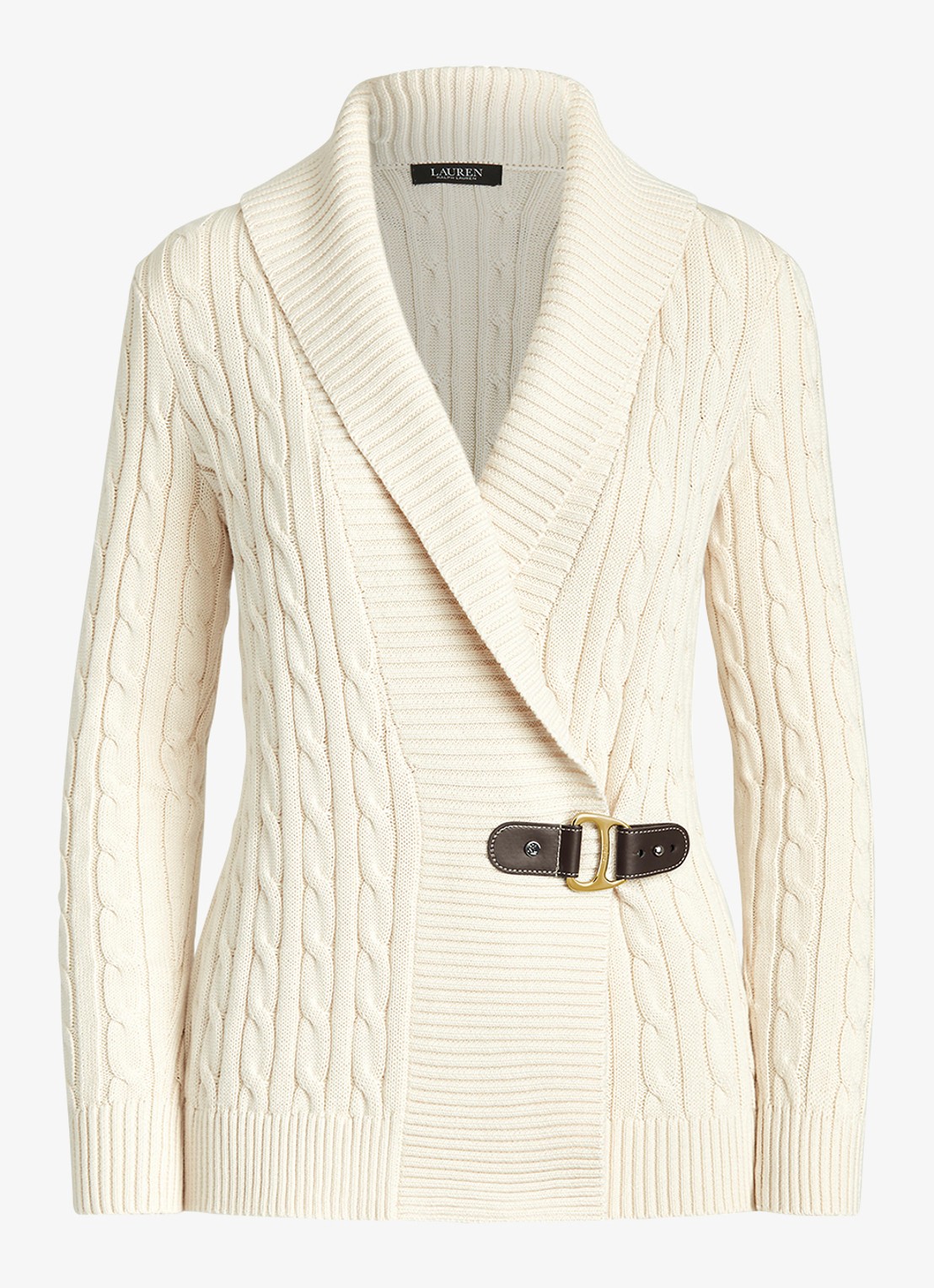 Ralph Lauren W SWEATERS - voorkant 2 creme
