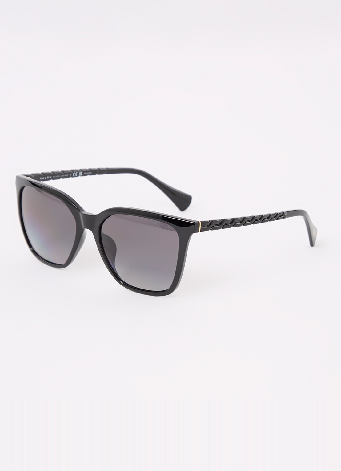 Ralph Lauren Wayfarer zonnebril gepolariseerd RA5328U - voorkant 4 zwart