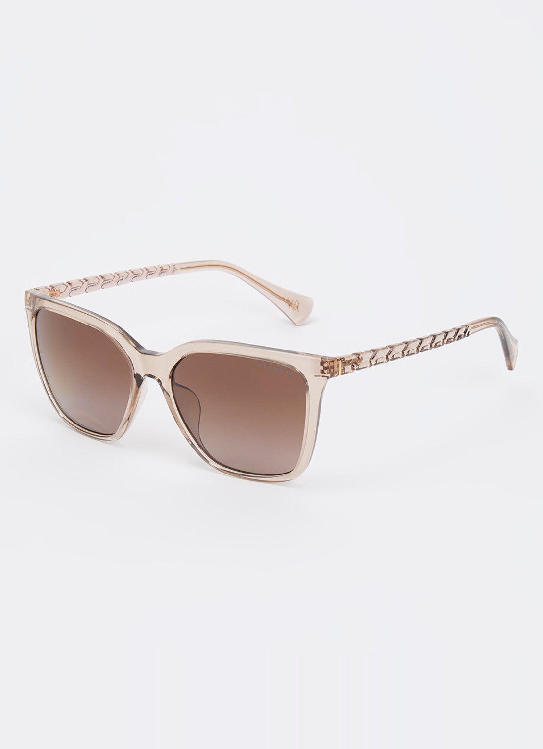 Ralph Lauren Wayfarer zonnebril gepolariseerd RA5328U - voorkant beige