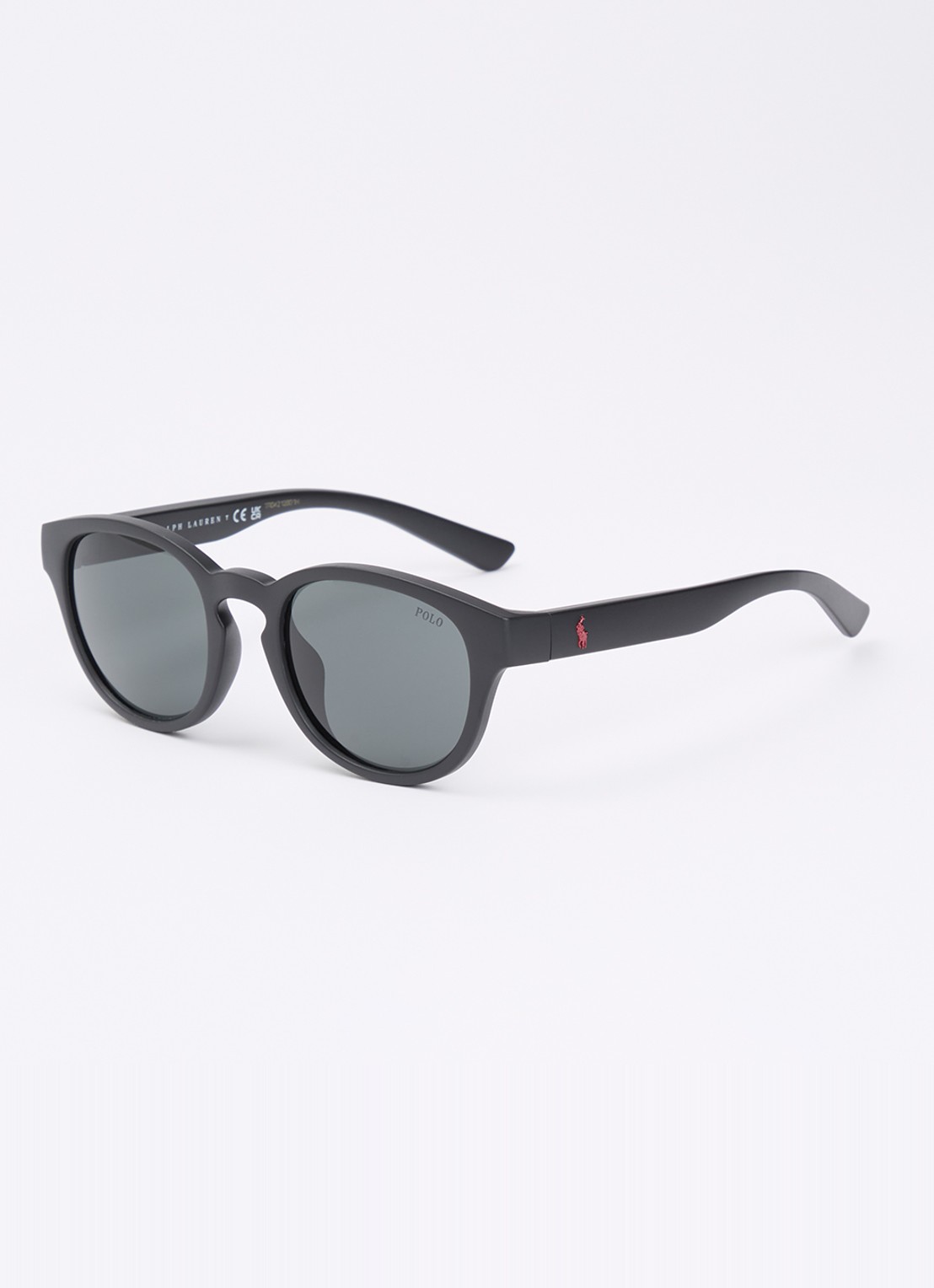 Ralph Lauren Wayfarer zonnebril met verwisselbare brillenpoten PH4233U - voorkant rood