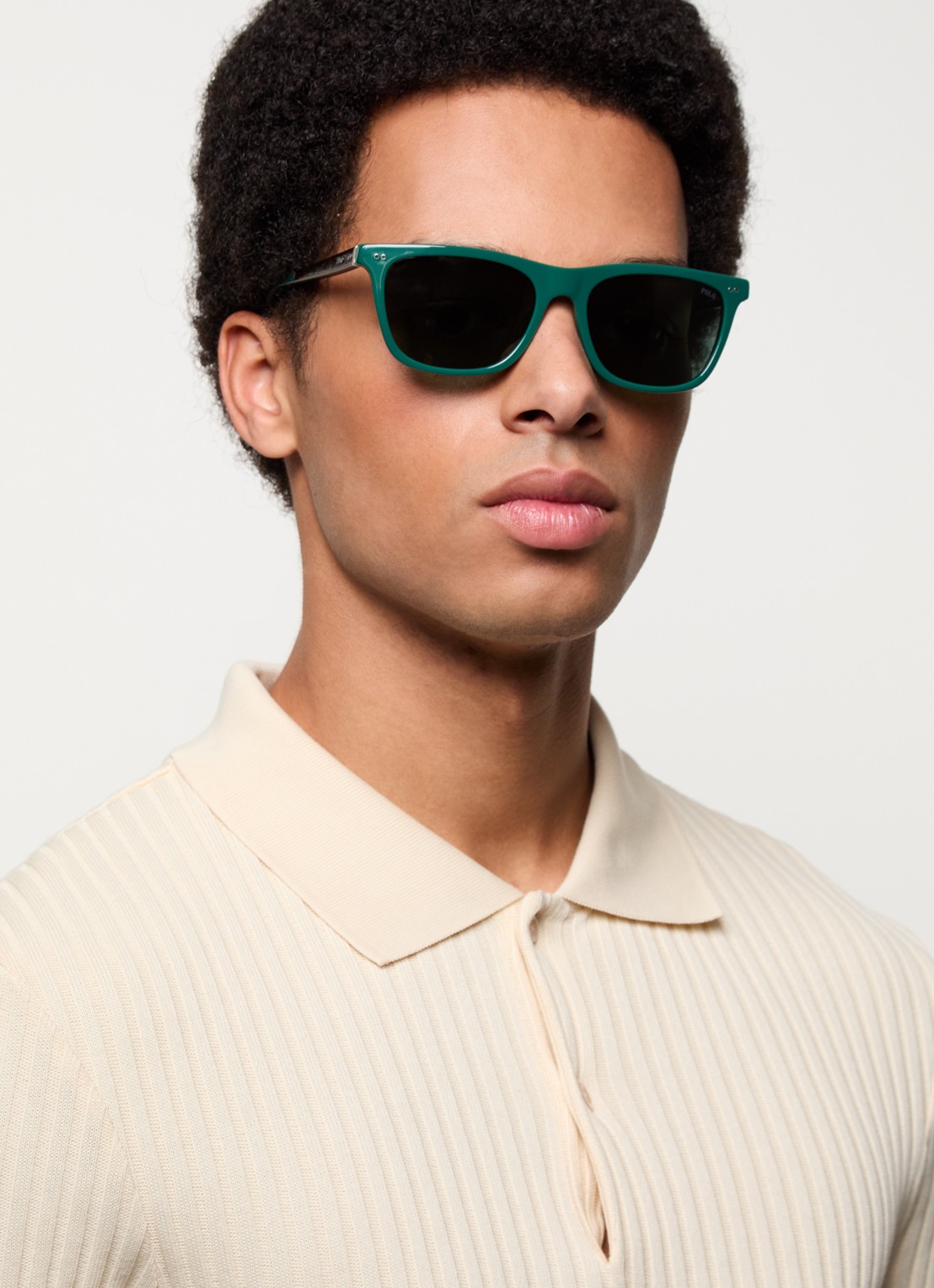 Ralph Lauren Wayfarer zonnebril PH4205U - voorkant 5 zeegroen