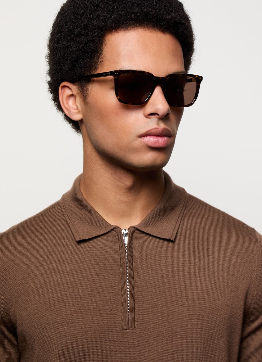 Ralph Lauren Wayfarer zonnebril PH4224U - voorkant 2 bruin
