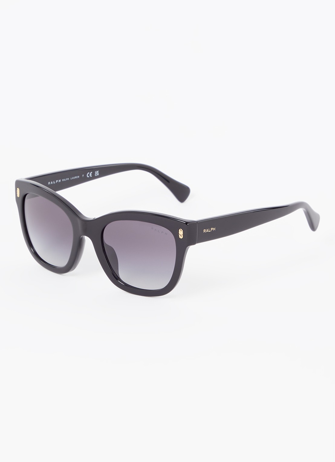 Ralph Lauren Wayfarer zonnebril RA5301U - voorkant 4 zwart