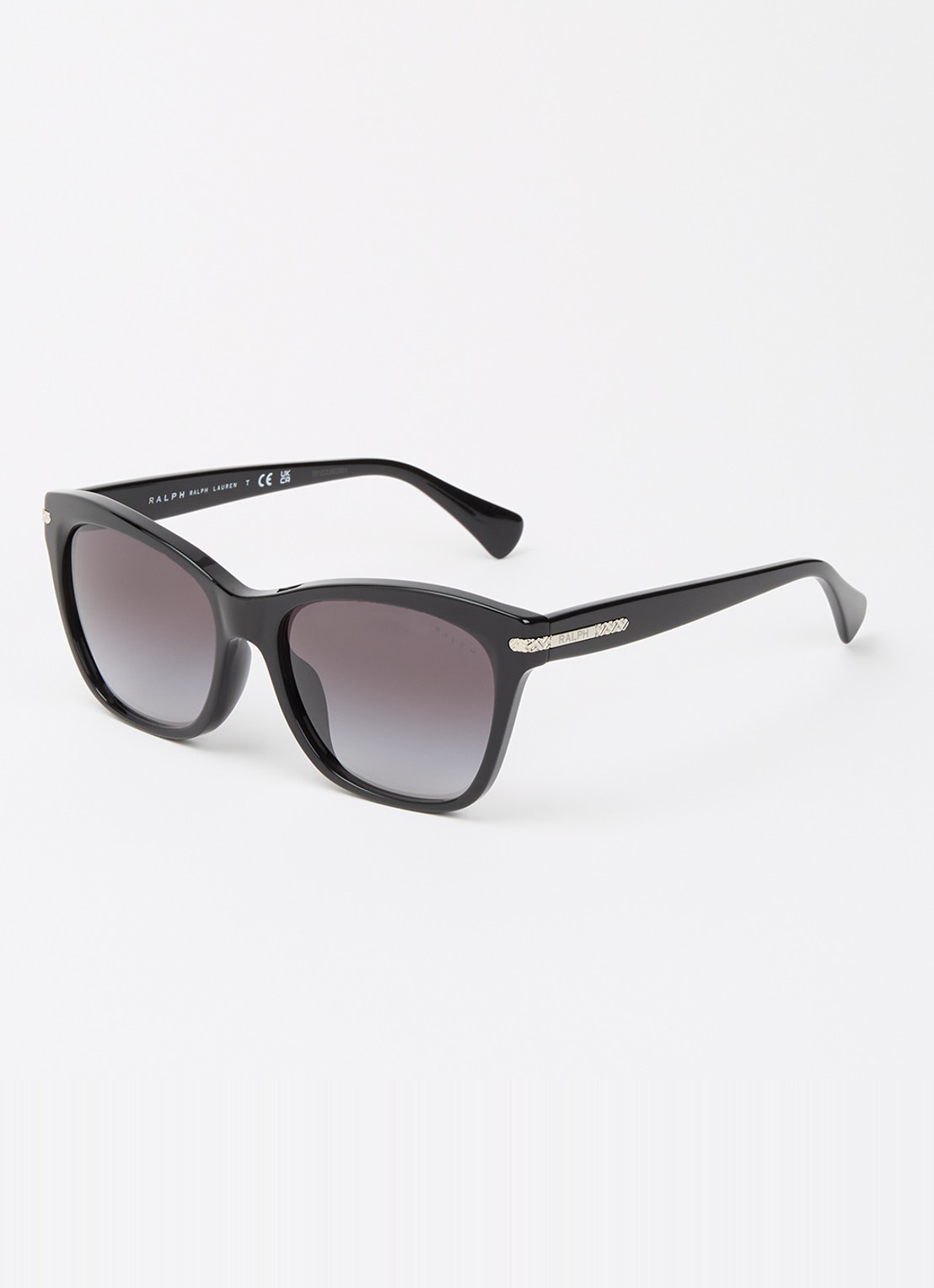 Ralph Lauren Wayfarer zonnebril RA5310U - voorkant 4 zwart