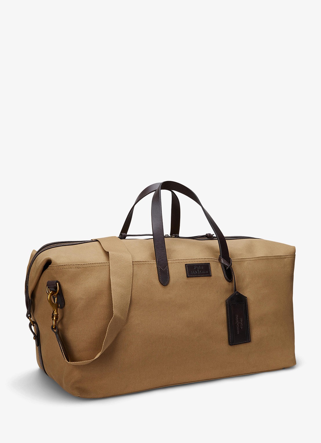 Ralph Lauren Weekendtas met logo - detail 3 montana khaki / khaki