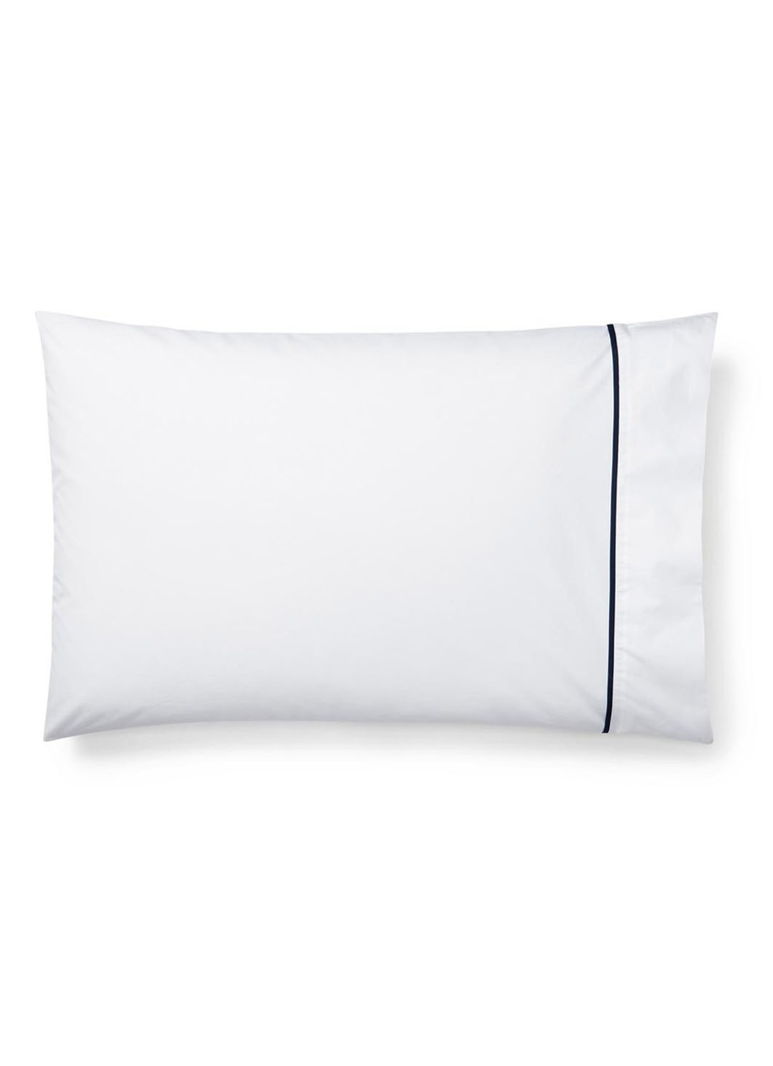 Ralph Lauren Westbank kussensloop van katoen perkal 200TC in 2-pack - voorkant 3 donkerblauw