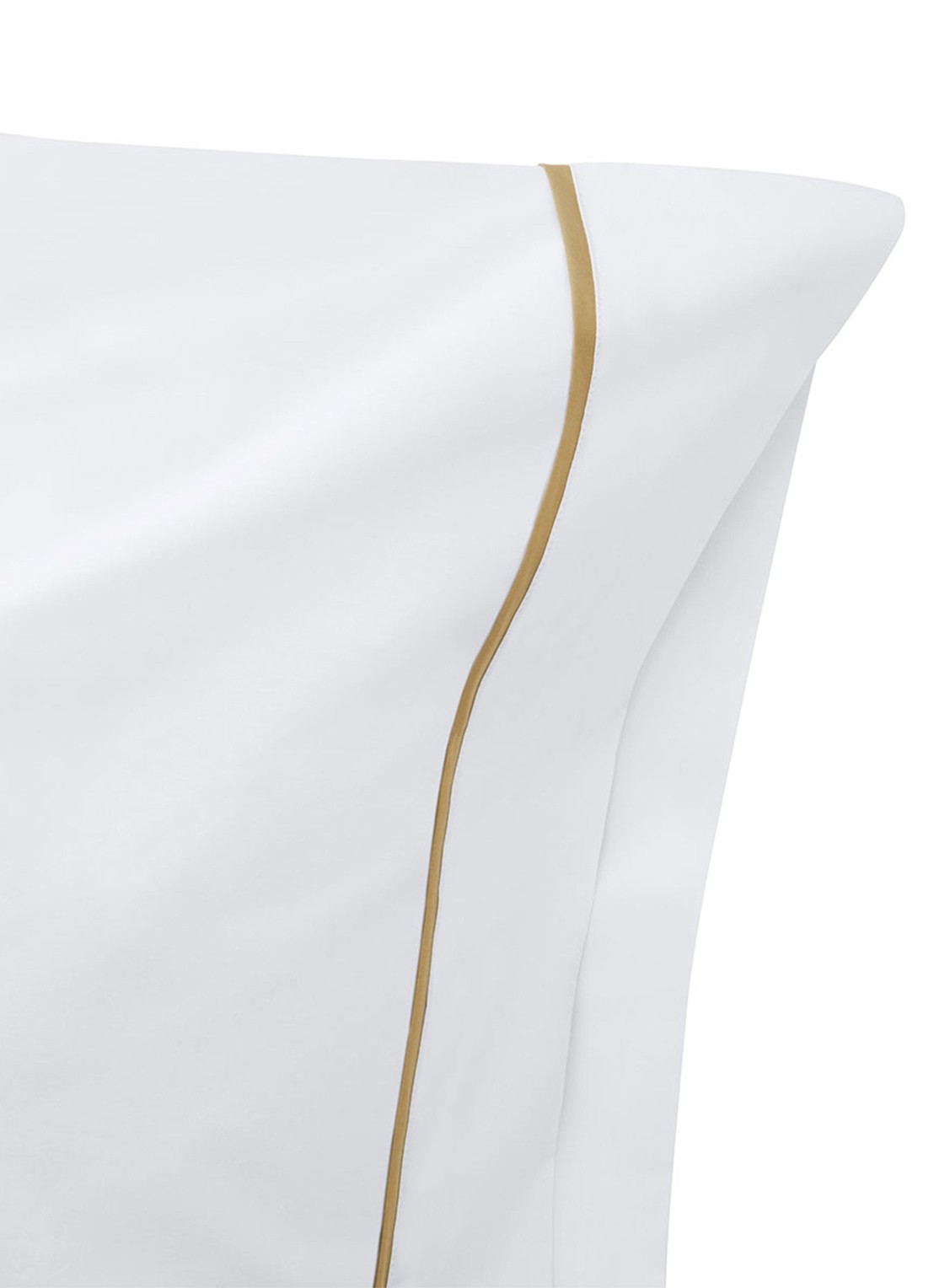 Ralph Lauren Westbank kussensloop van katoen perkal 200TC in 2-pack - achterkant lichtgeel