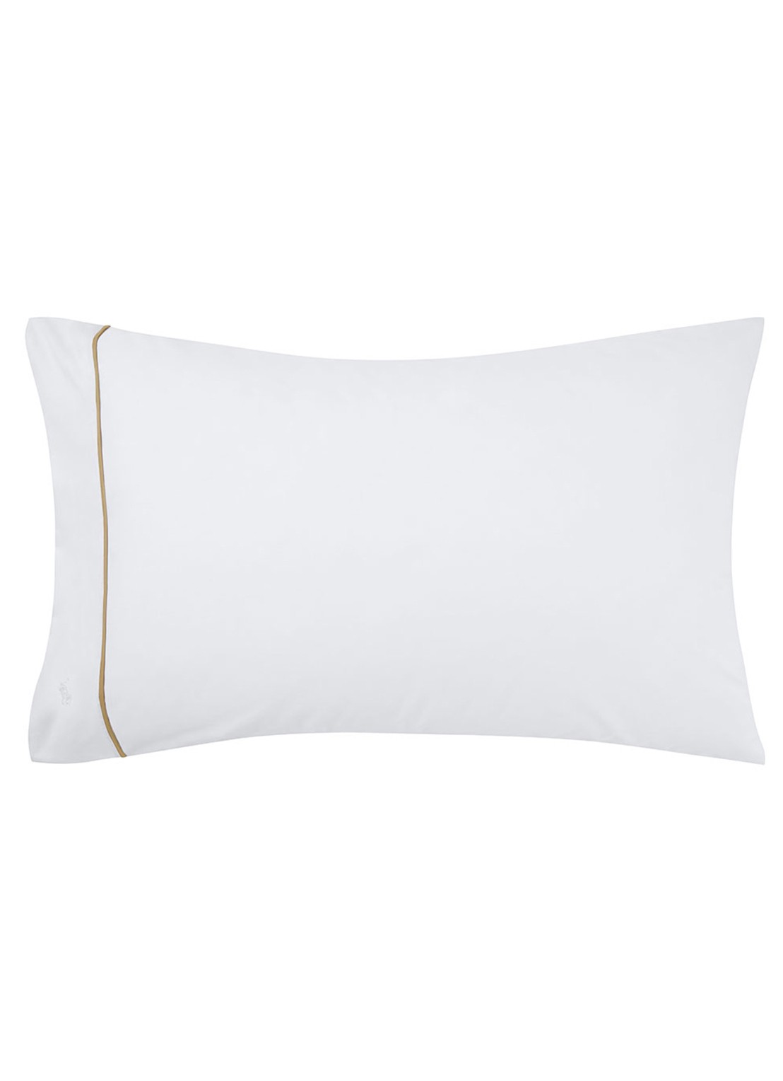 Ralph Lauren Westbank kussensloop van katoen perkal 200TC in 2-pack - voorkant 3 lichtgeel