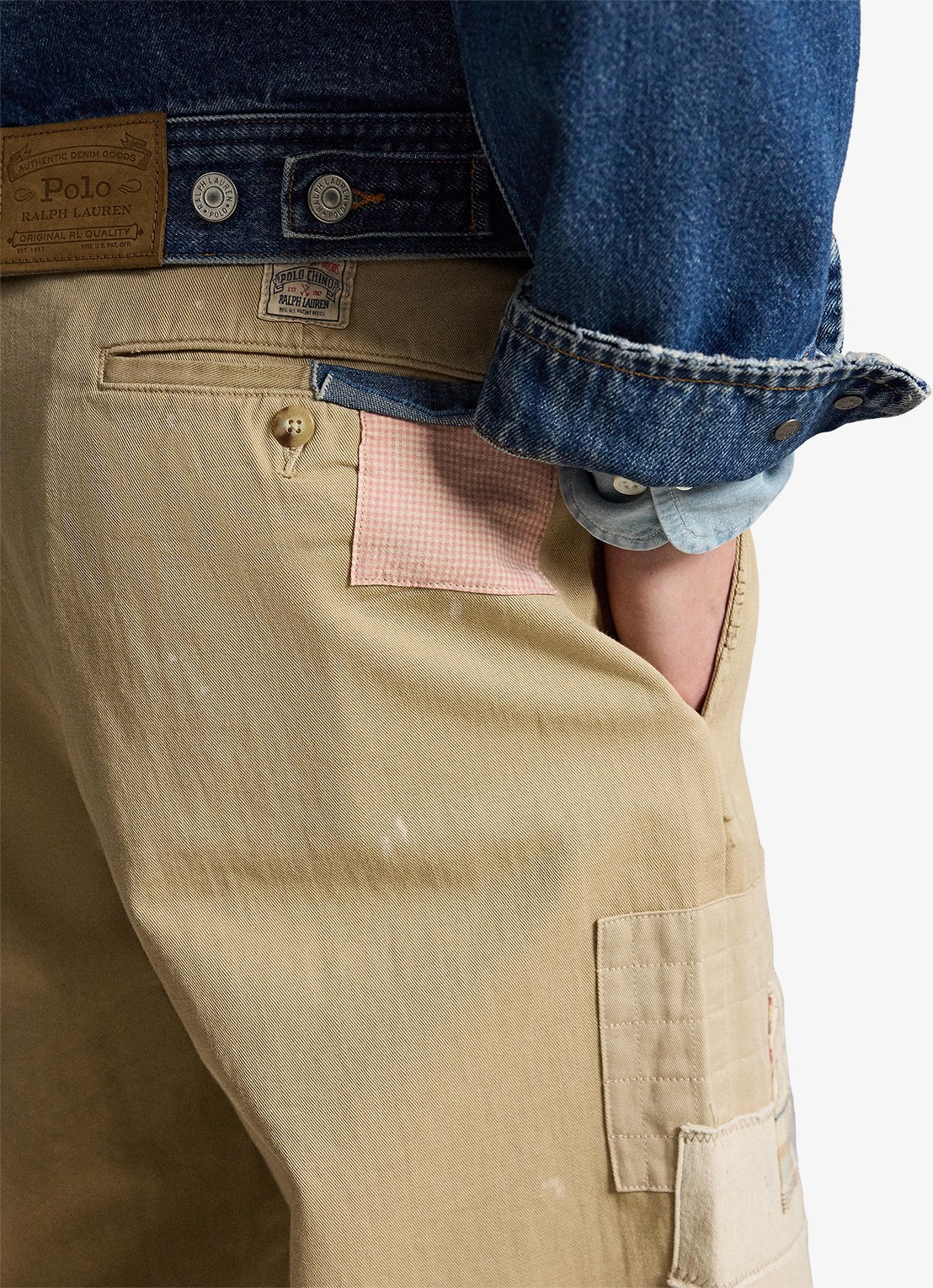 Ralph Lauren Wide fit broek met steekzakken - detail 5 classic tan / camel