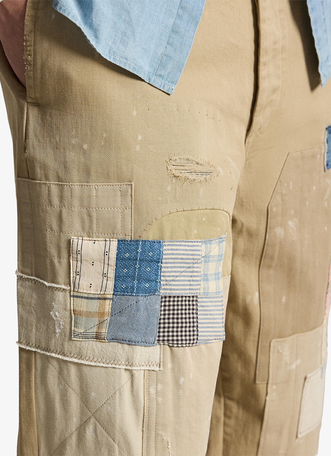 Ralph Lauren Wide fit broek met steekzakken - detail 6 classic tan / camel
