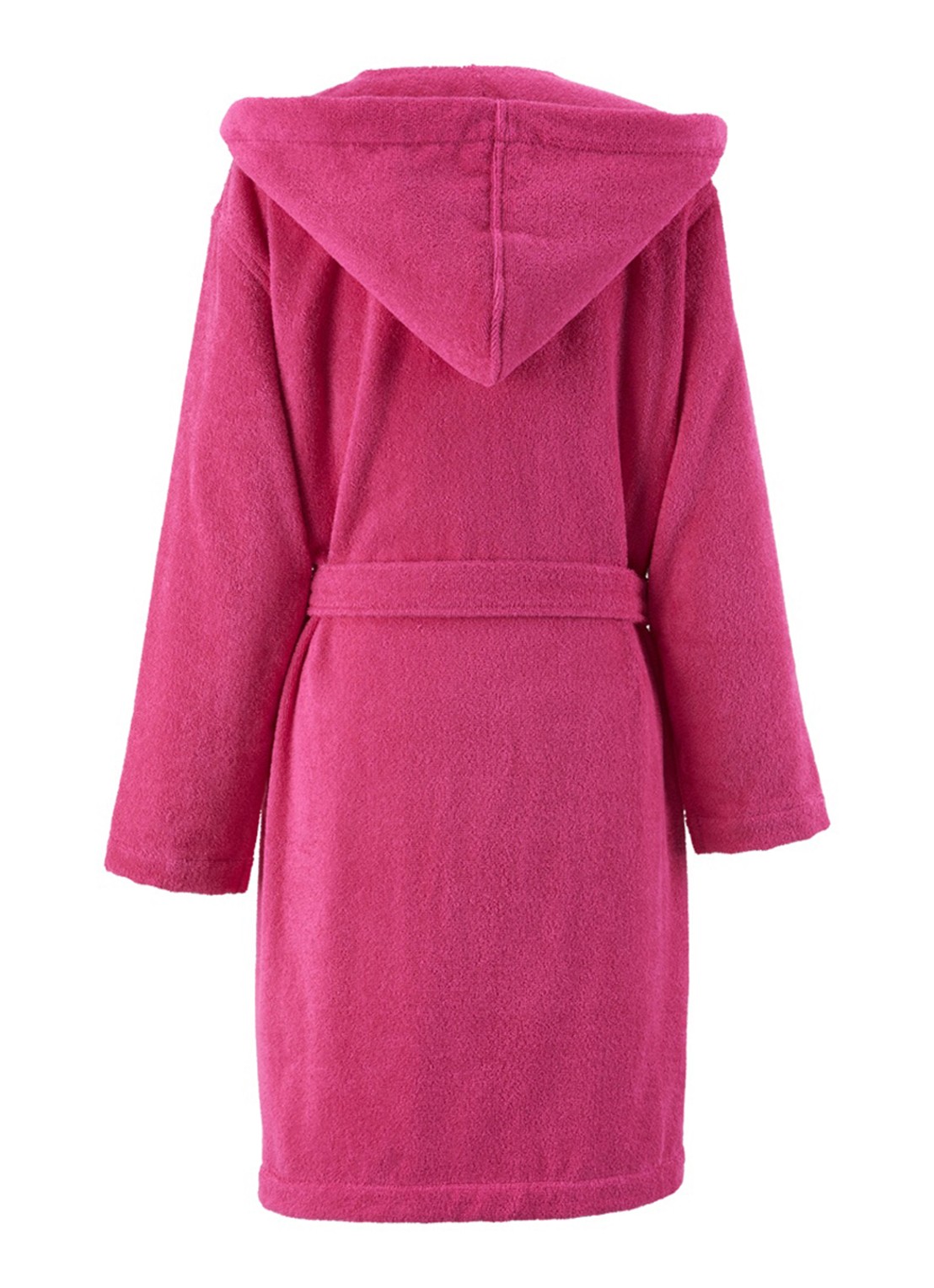 Ralph Lauren Zoe badjas met logoborduring - achterkant fuchsia