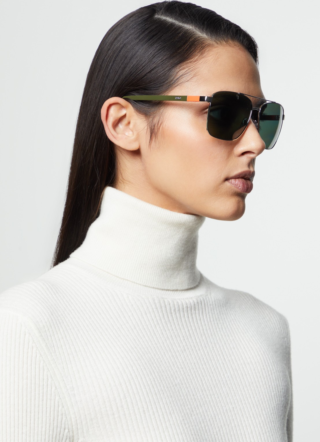 Ralph Lauren Zonnebril gepolariseerd PH3137 - voorkant 5 zilver