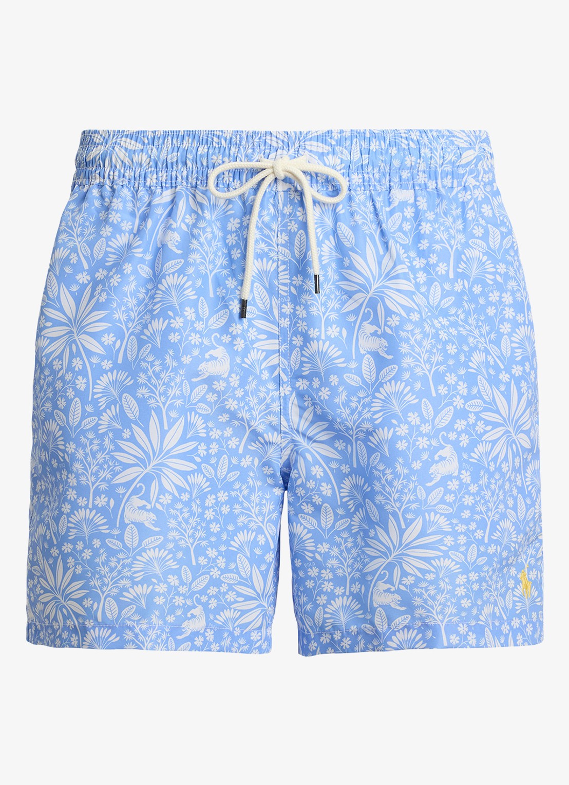 Ralph Lauren Zwemshorts met bloemenprint - voorkant 3 blue tiger paradise / blauw