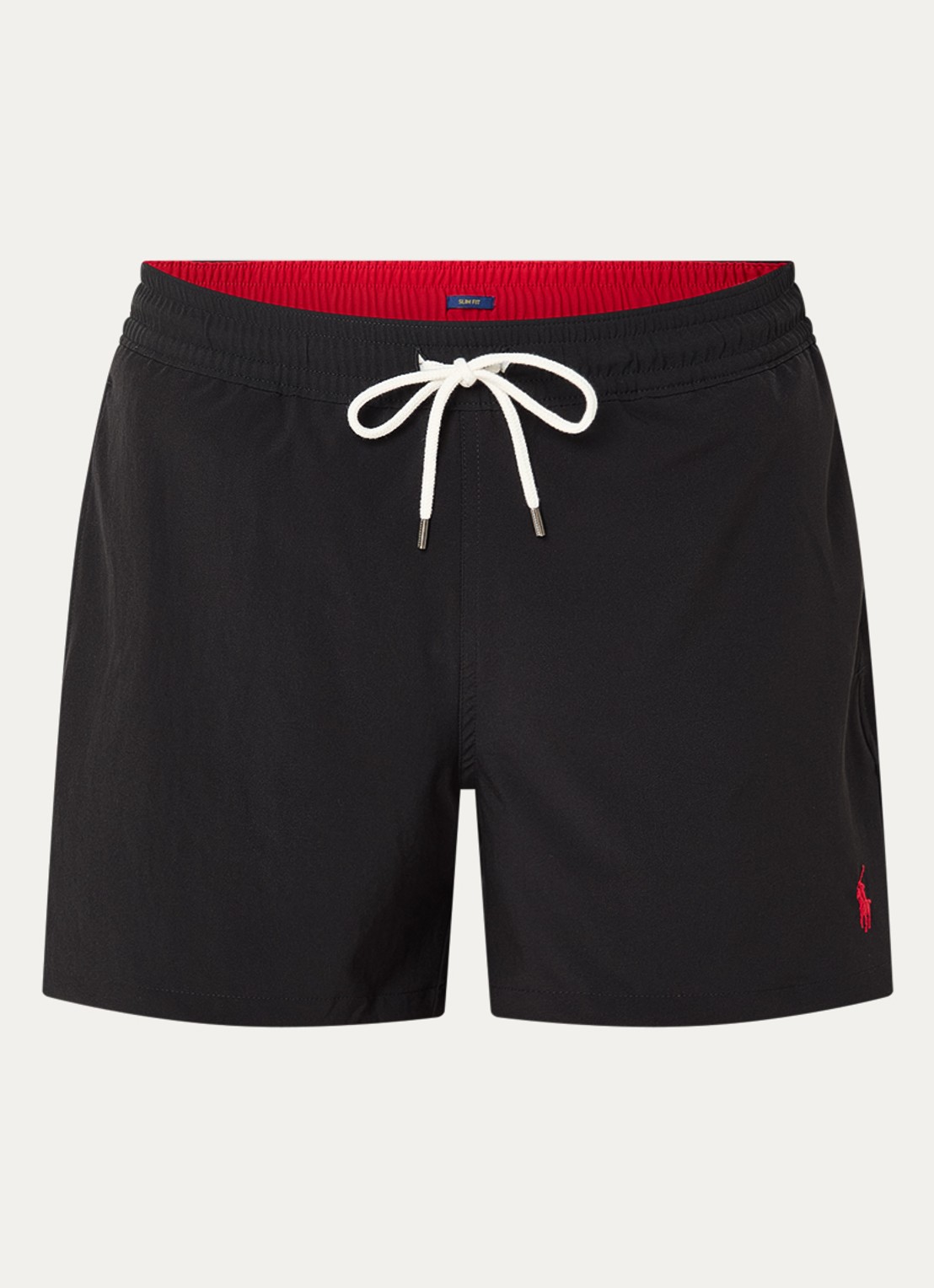 Ralph Lauren Zwemshorts met logo  - voorkant 2 zwart