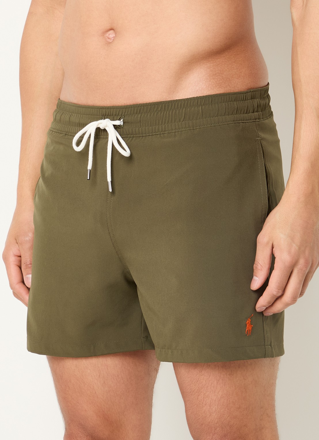 Ralph Lauren Zwemshorts met logo  - detail 2 bronsgroen