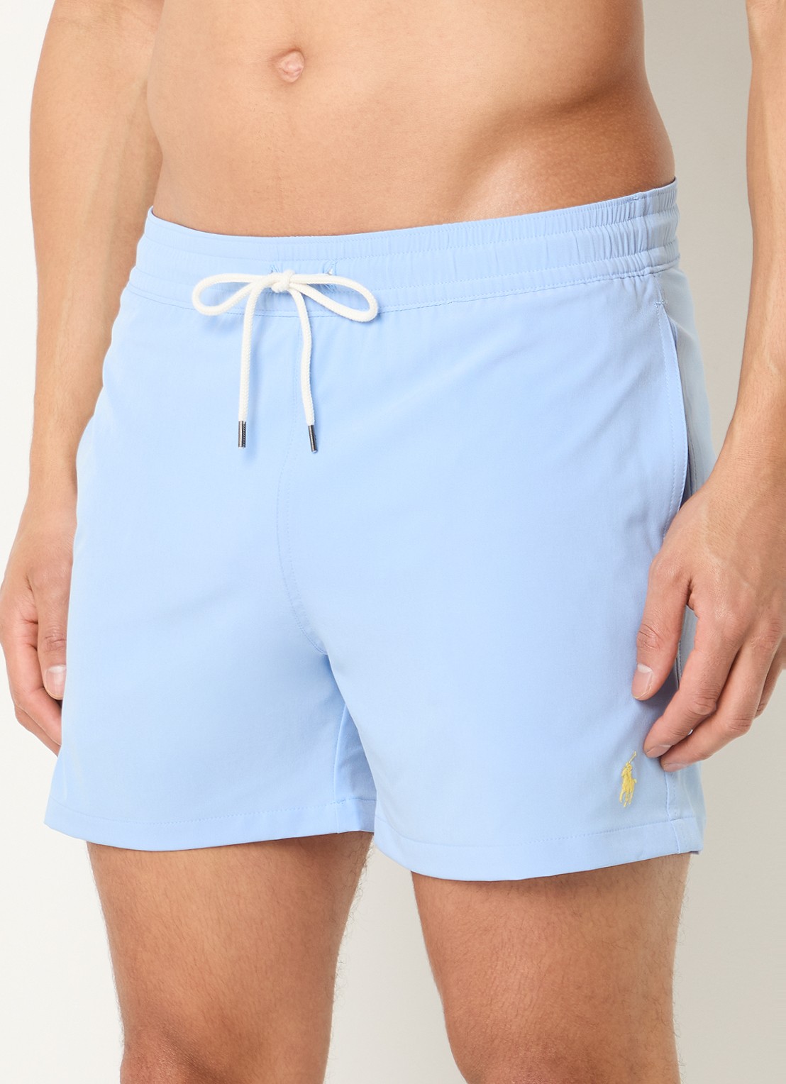 Ralph Lauren Zwemshorts met logo  - detail lichtblauw