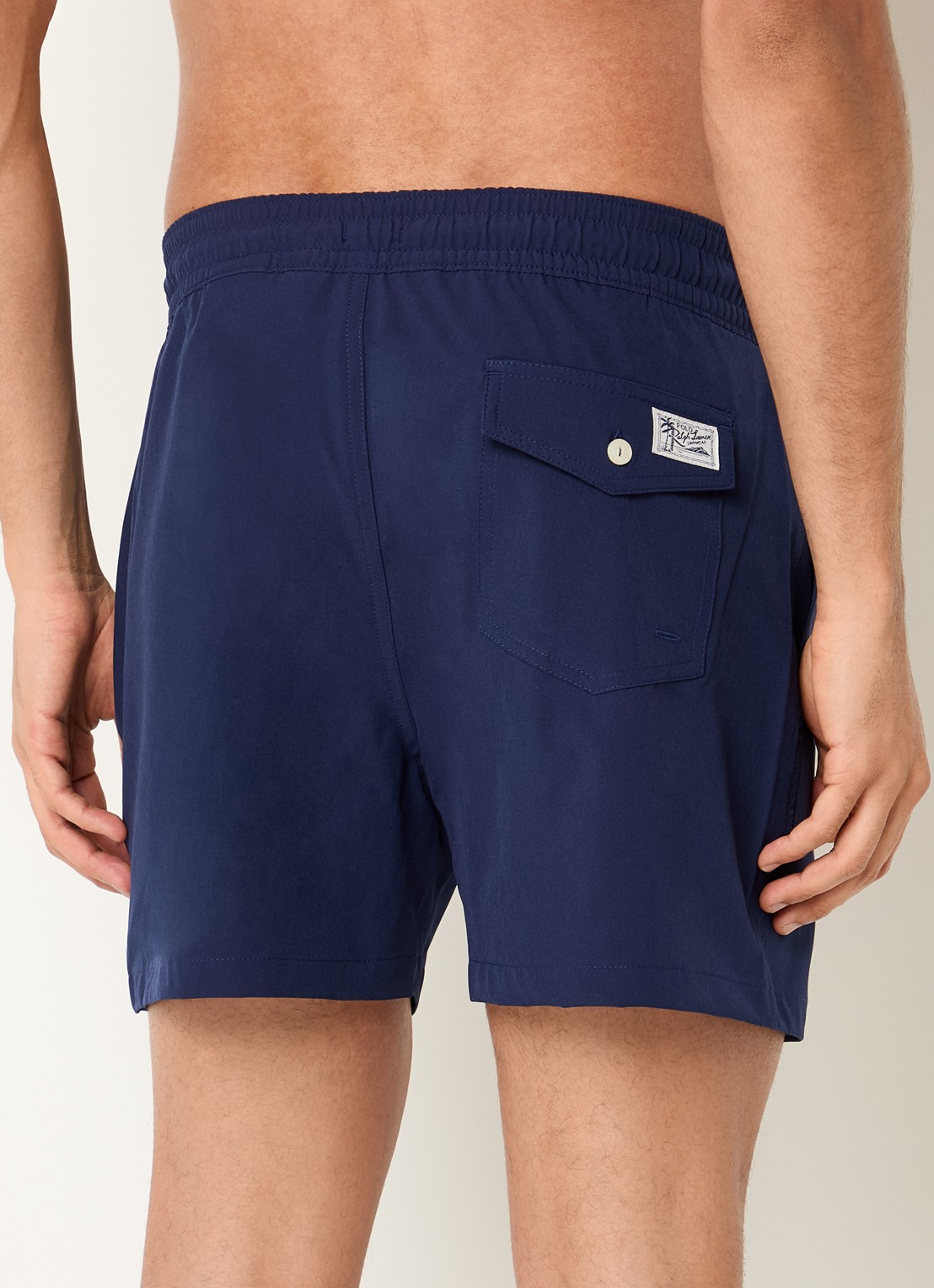 Ralph Lauren Zwemshorts met logo  - achterkant 4 donkerblauw