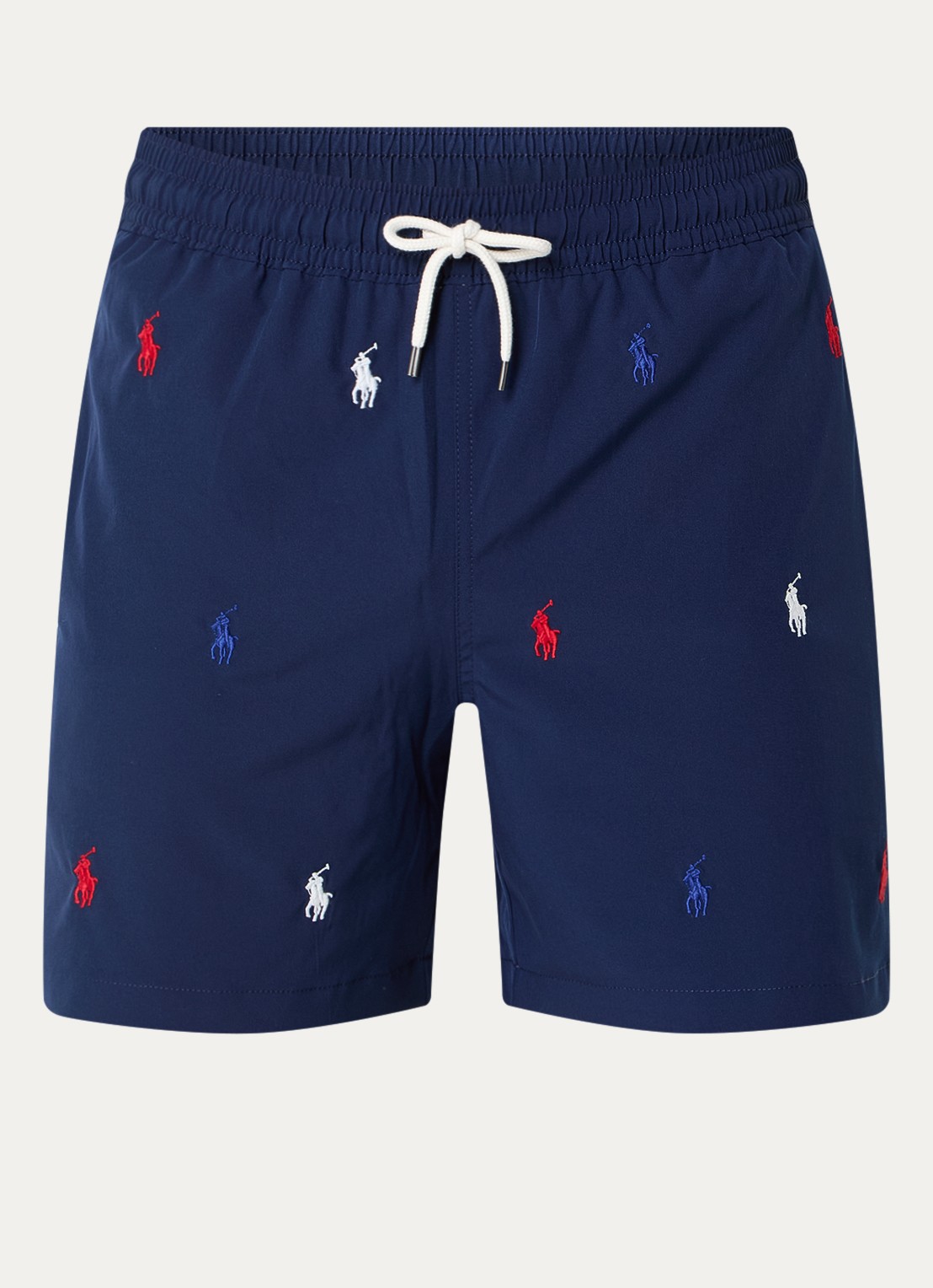 Ralph Lauren Zwemshorts met logoborduring - voorkant 2 newport navy / donkerblauw