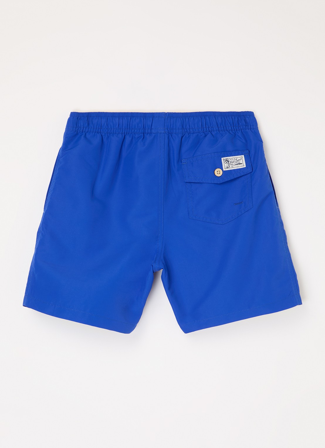 Ralph Lauren Zwemshorts met logoborduring - voorkant 2 blauw