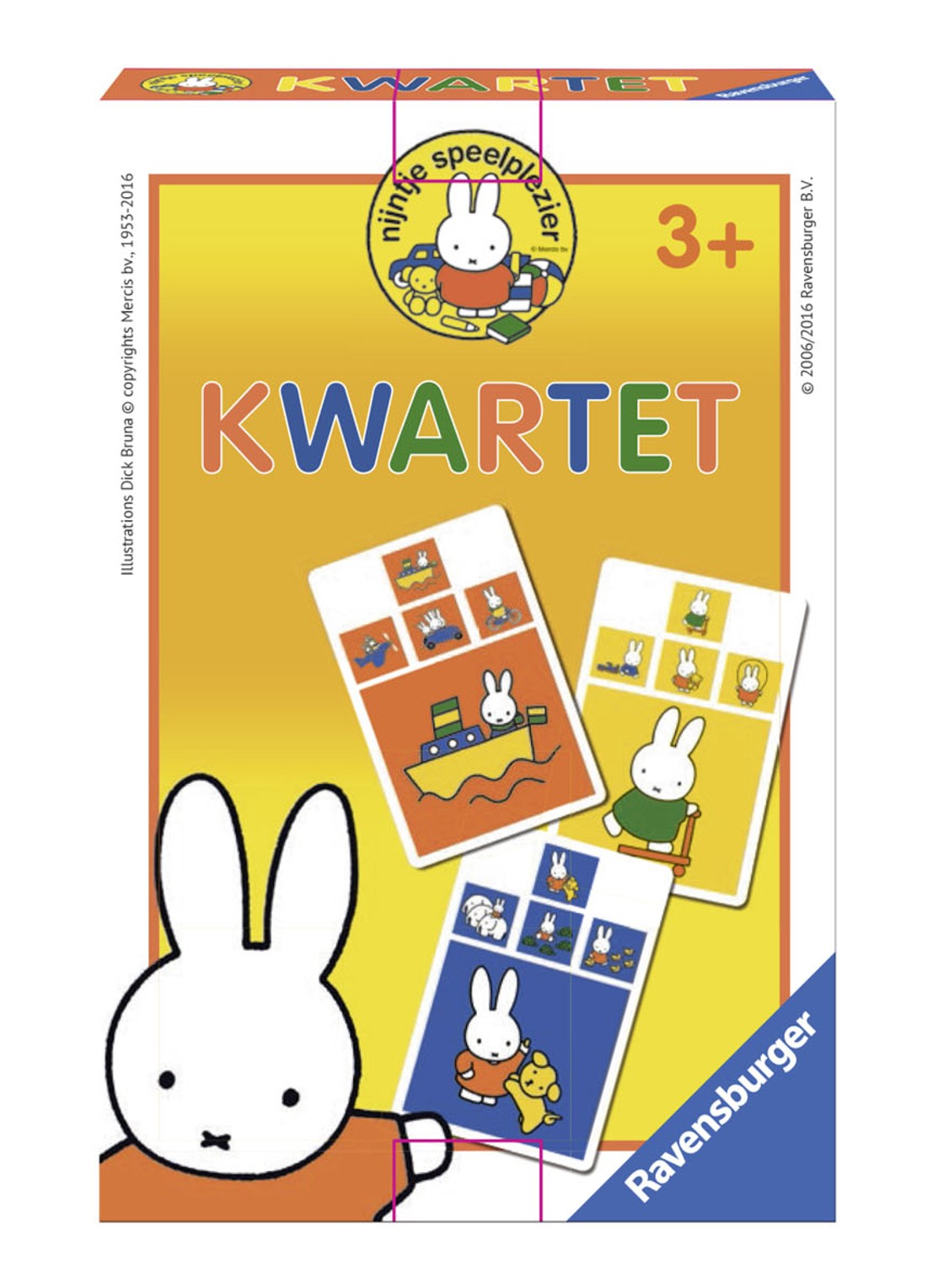 Ravensburger Nijntje ontdekt wereld kwartet - voorkant multicolor