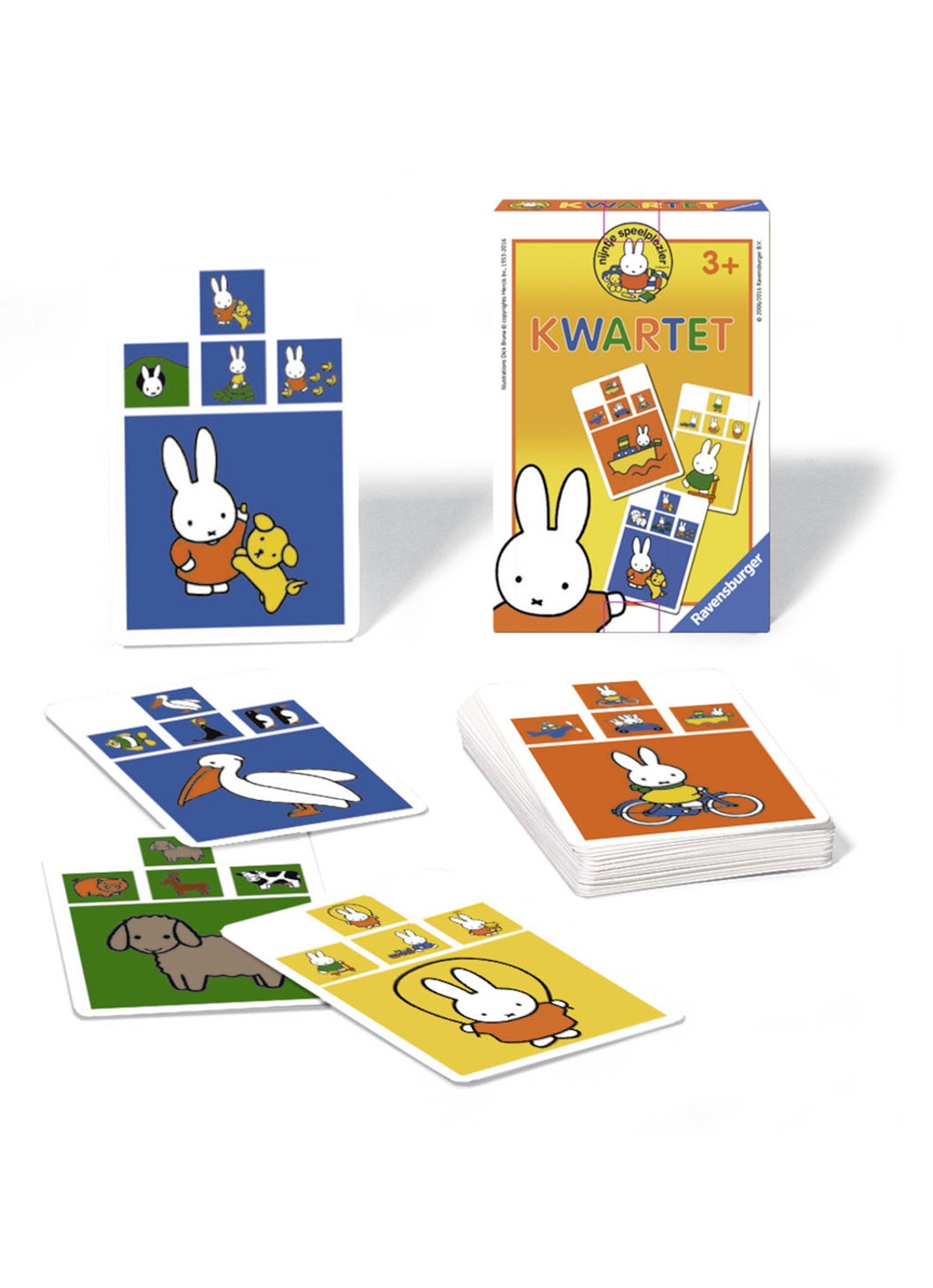 Ravensburger Nijntje ontdekt wereld kwartet - voorkant 2 multicolor