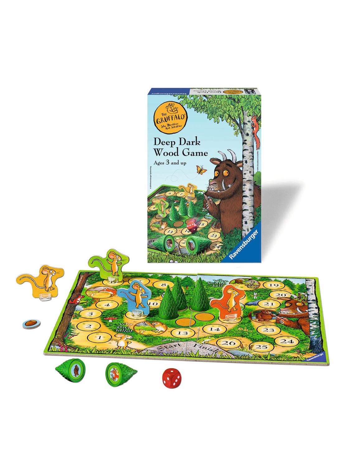 Ravensburger The gruffalo deep dark wood - voorkant 2 multicolor