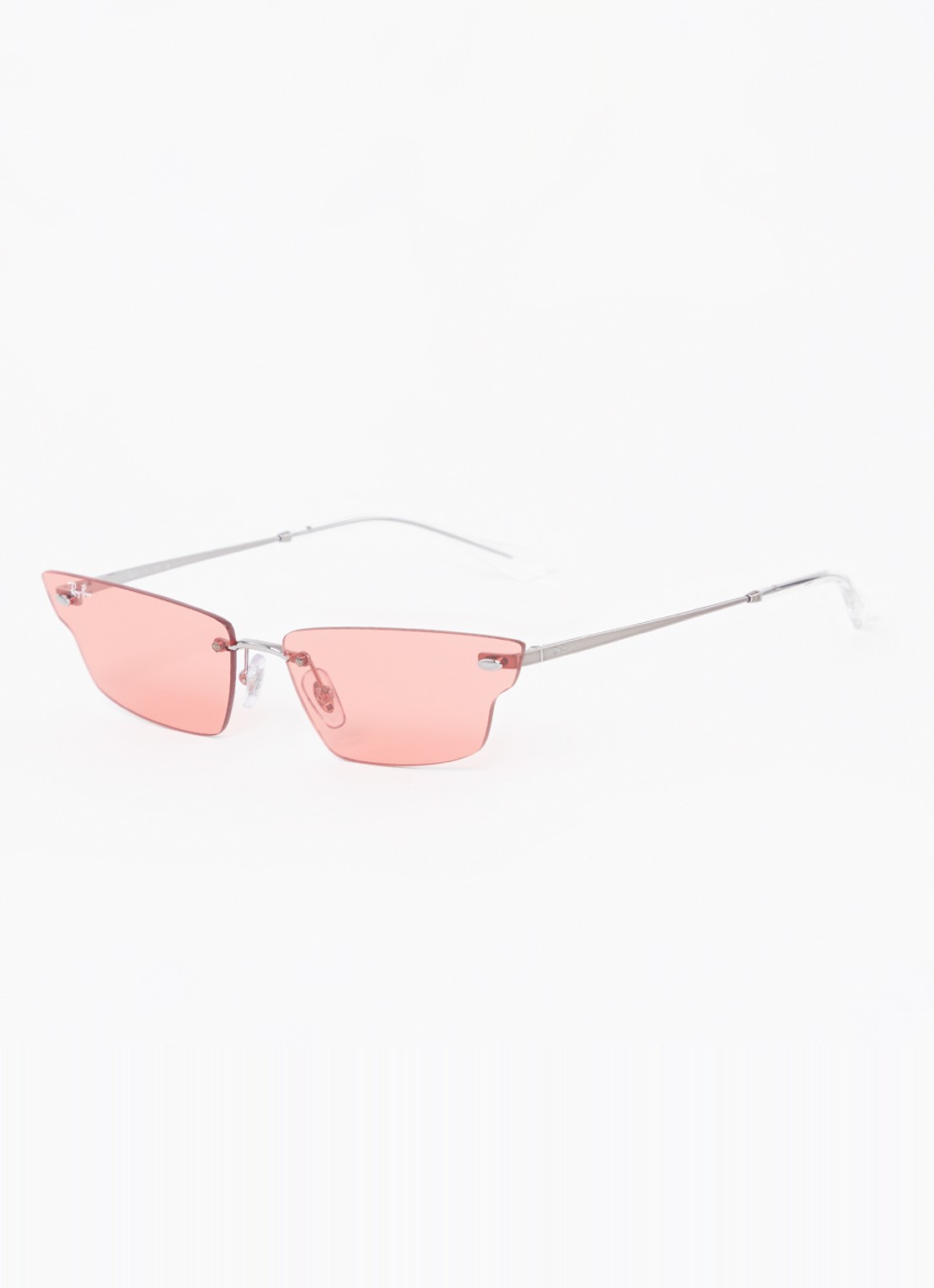 Ray-Ban Anh zonnebril RB3731 - voorkant zilver