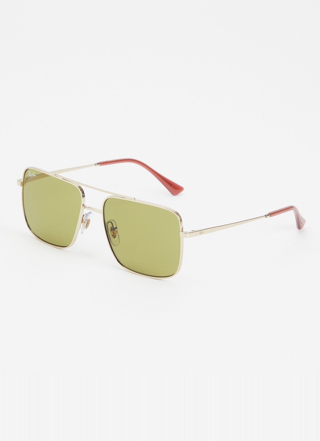 Ray-Ban Ari zonnebril RB3758 - voorkant goud