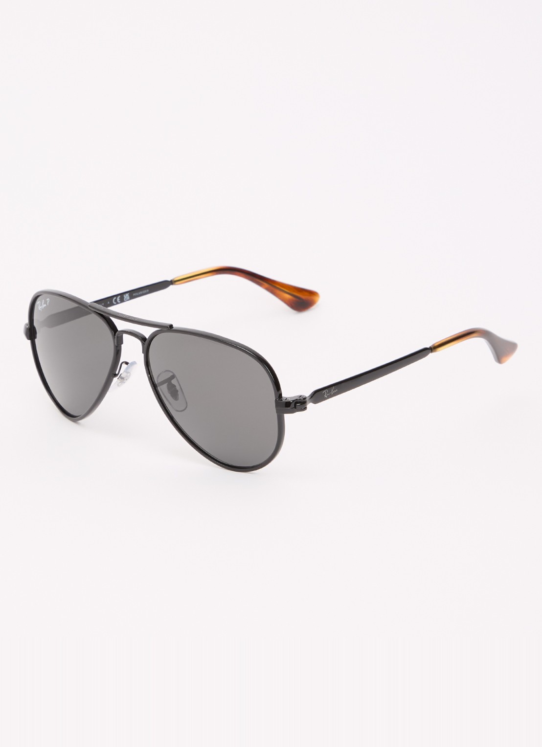 Ray-Ban Aviator Max zonnebril gepolariseerd RB3925 - voorkant 3 zwart