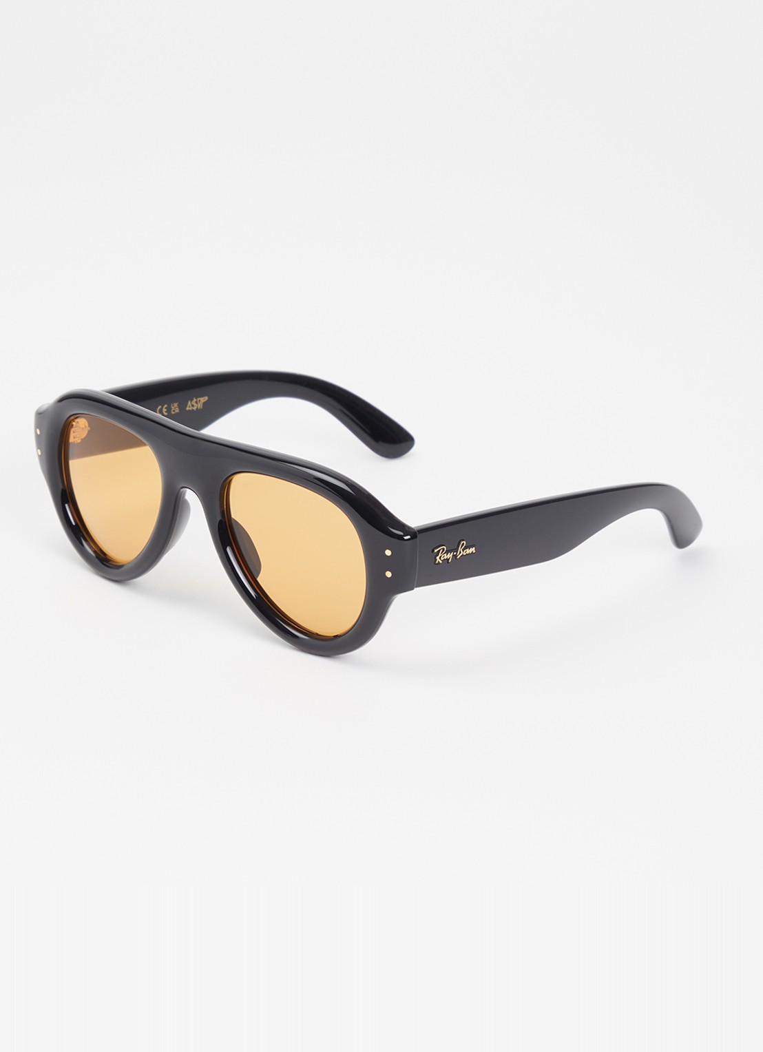 Ray-Ban Aviator Puffer zonnebril RB4925 - voorkant zwart