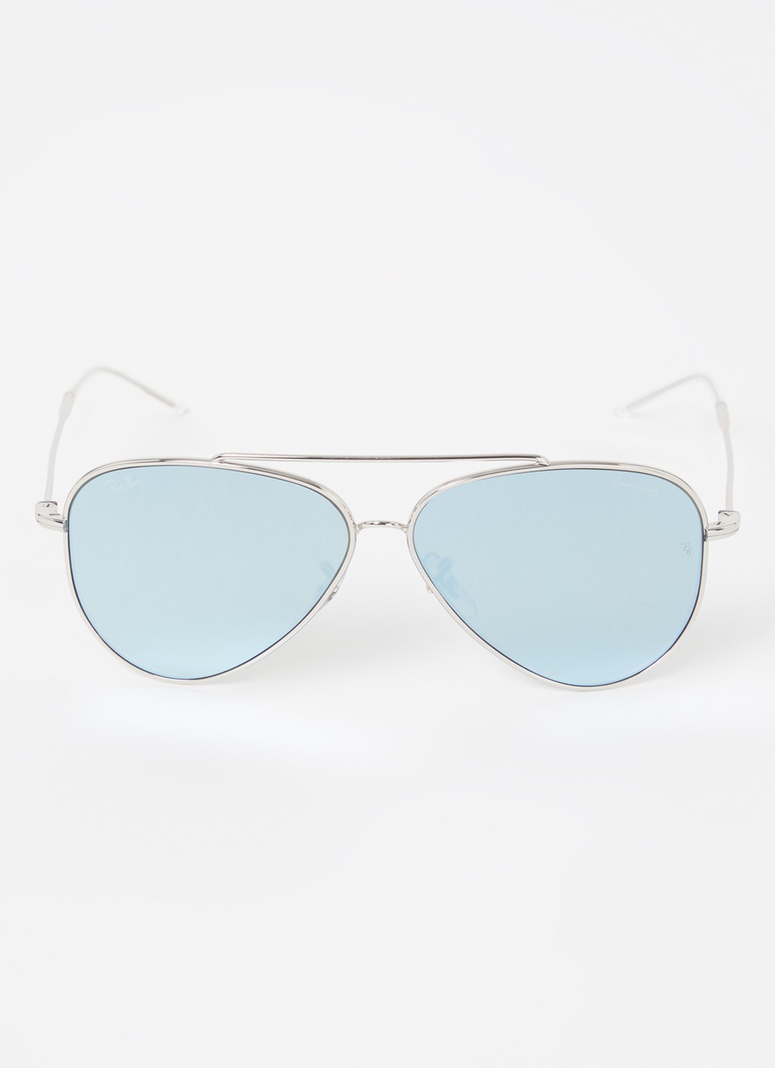Ray-Ban Aviator Reverse zonnebril RBR0101S - detail zilver