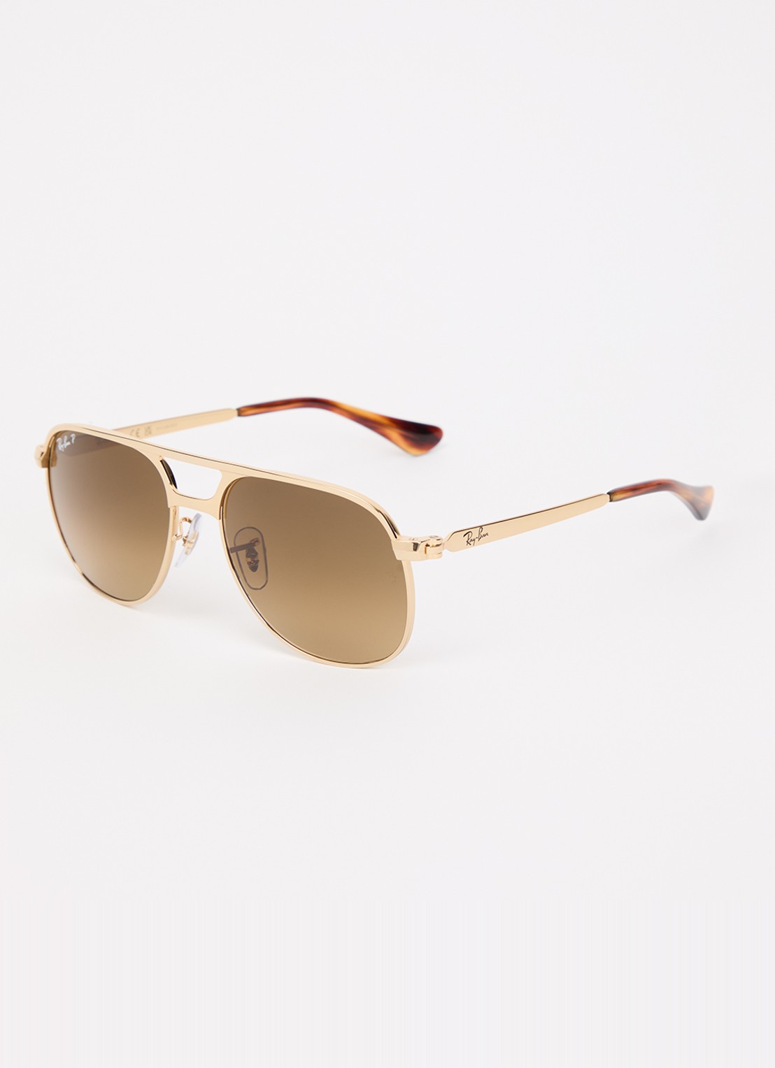 Ray-Ban Bill Max zonnebril RB3793 - voorkant 4 goud