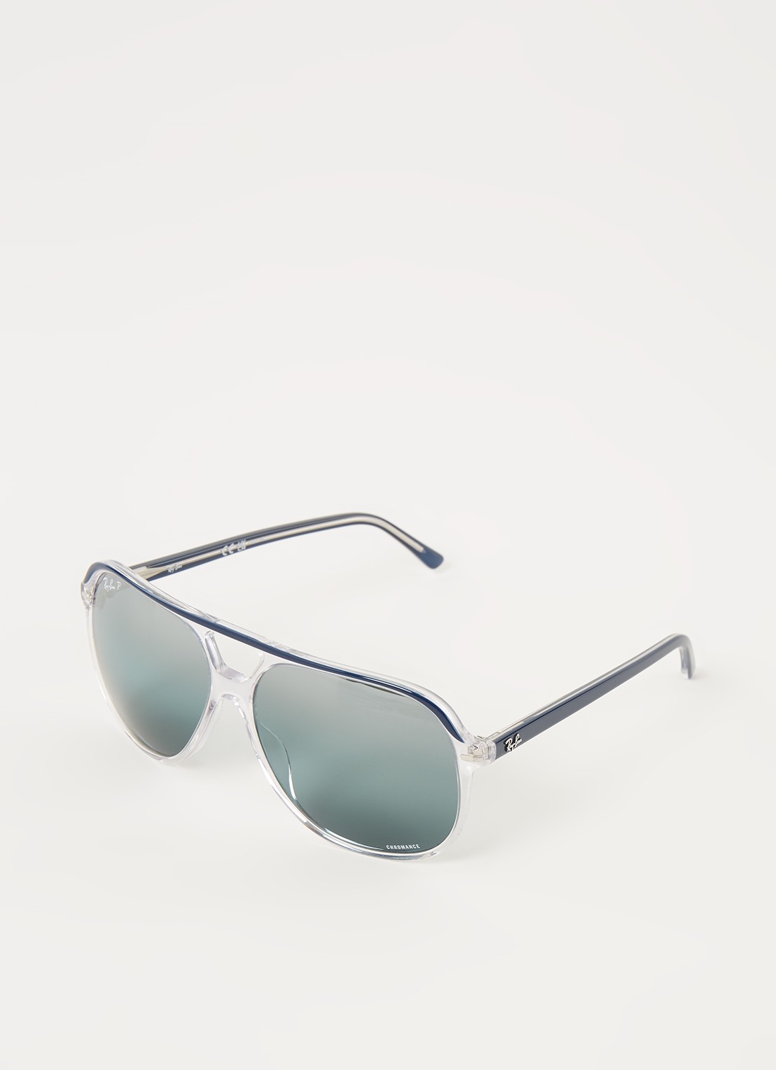 Ray-Ban Bill zonnebril gepolariseerd RB2198 - voorkant 3 blauwgrijs