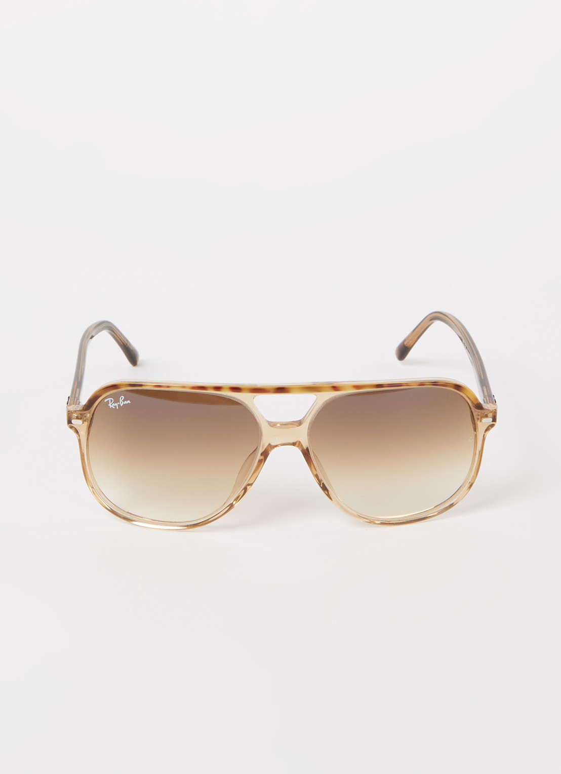 Ray-Ban Bill zonnebril RB2198  - voorkant 4 lichtbruin