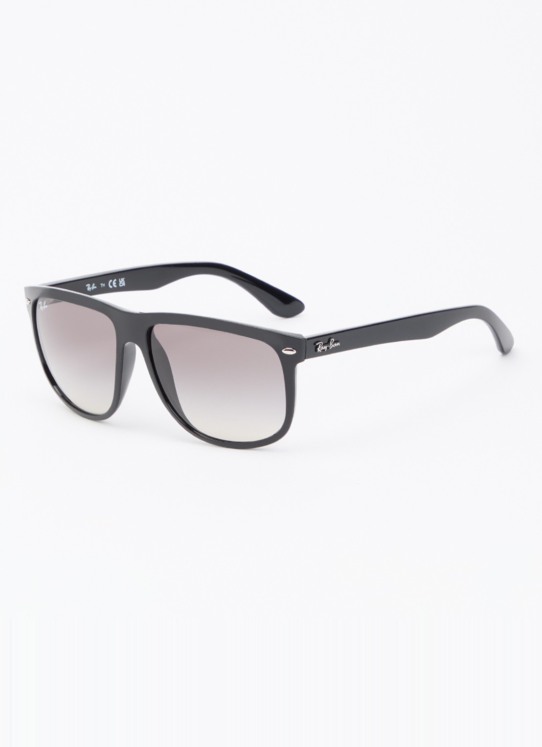 Ray-Ban Boyfriend wayfarer zonnebril RB4147  - voorkant zwart