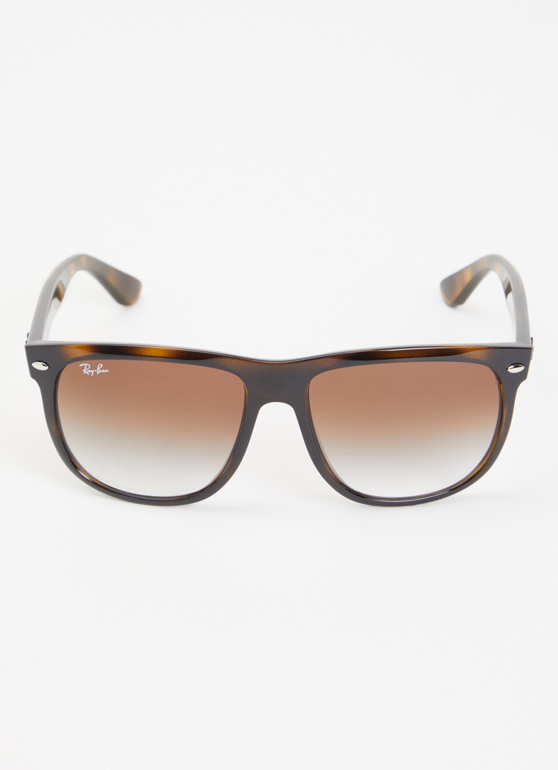 Ray-Ban Boyfriend wayfarer zonnebril RB4147 - detail 2 donkerbruin