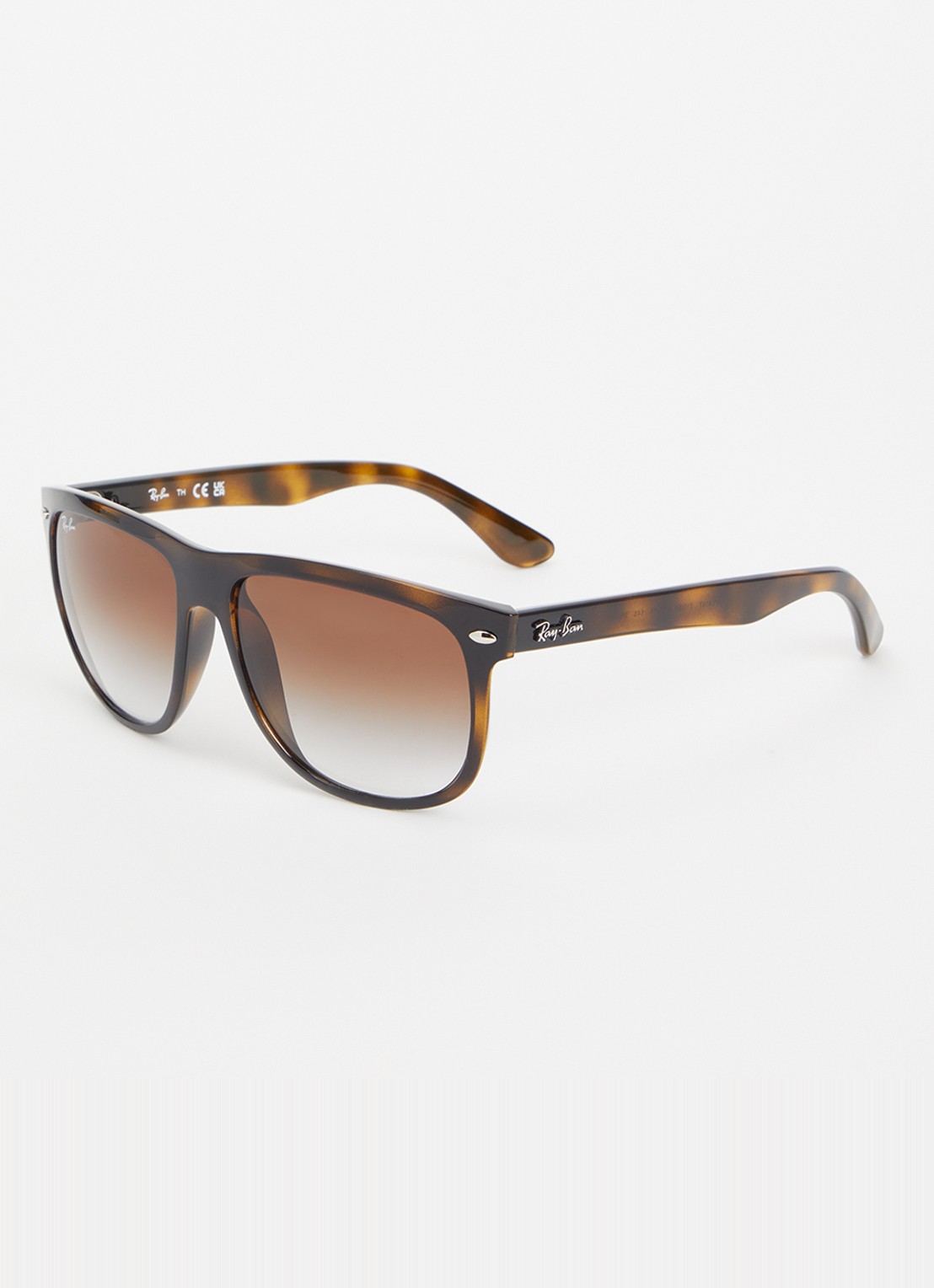 Ray-Ban Boyfriend wayfarer zonnebril RB4147 - voorkant donkerbruin