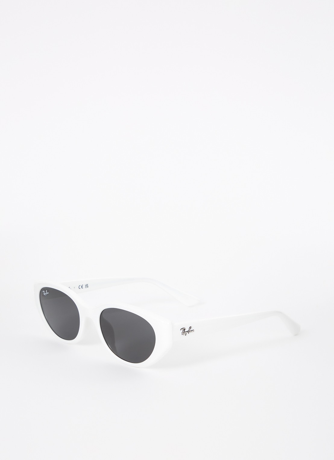 Ray-Ban Cat Eye zonnebril RB4457D - voorkant gebroken wit