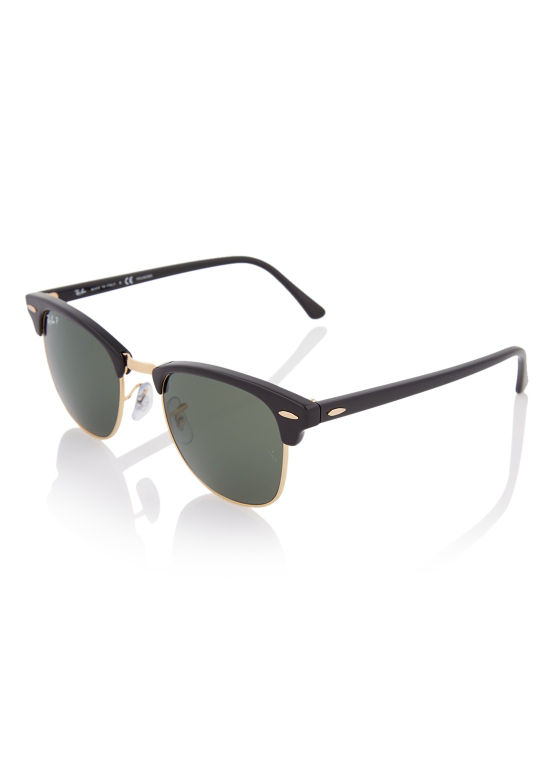 Ray-Ban Clubmaster zonnebril gepolariseerd RB3016 51 - voorkant zwart