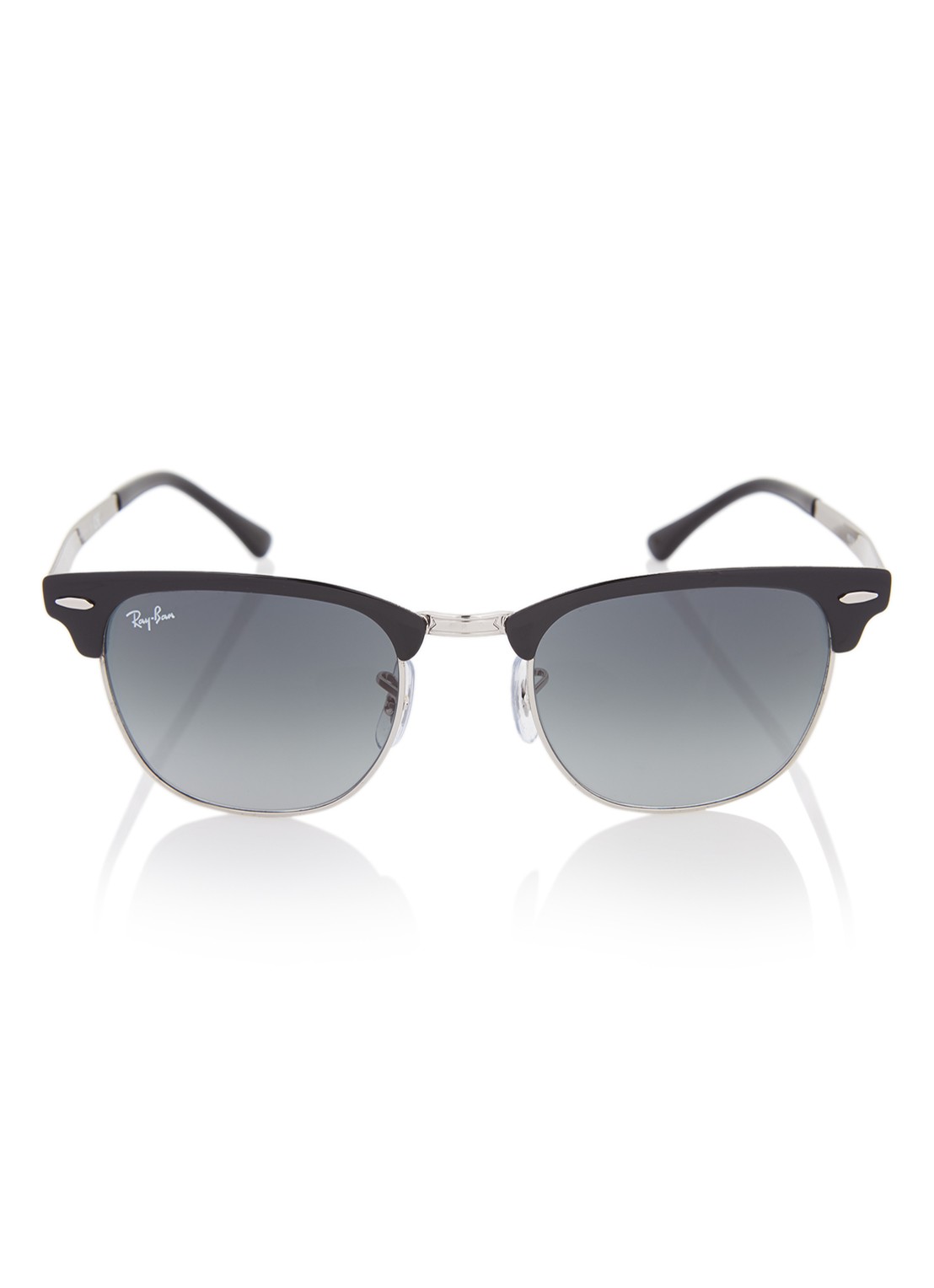 Ray-Ban Clubmaster zonnebril RB3716  - voorkant 2 zwart