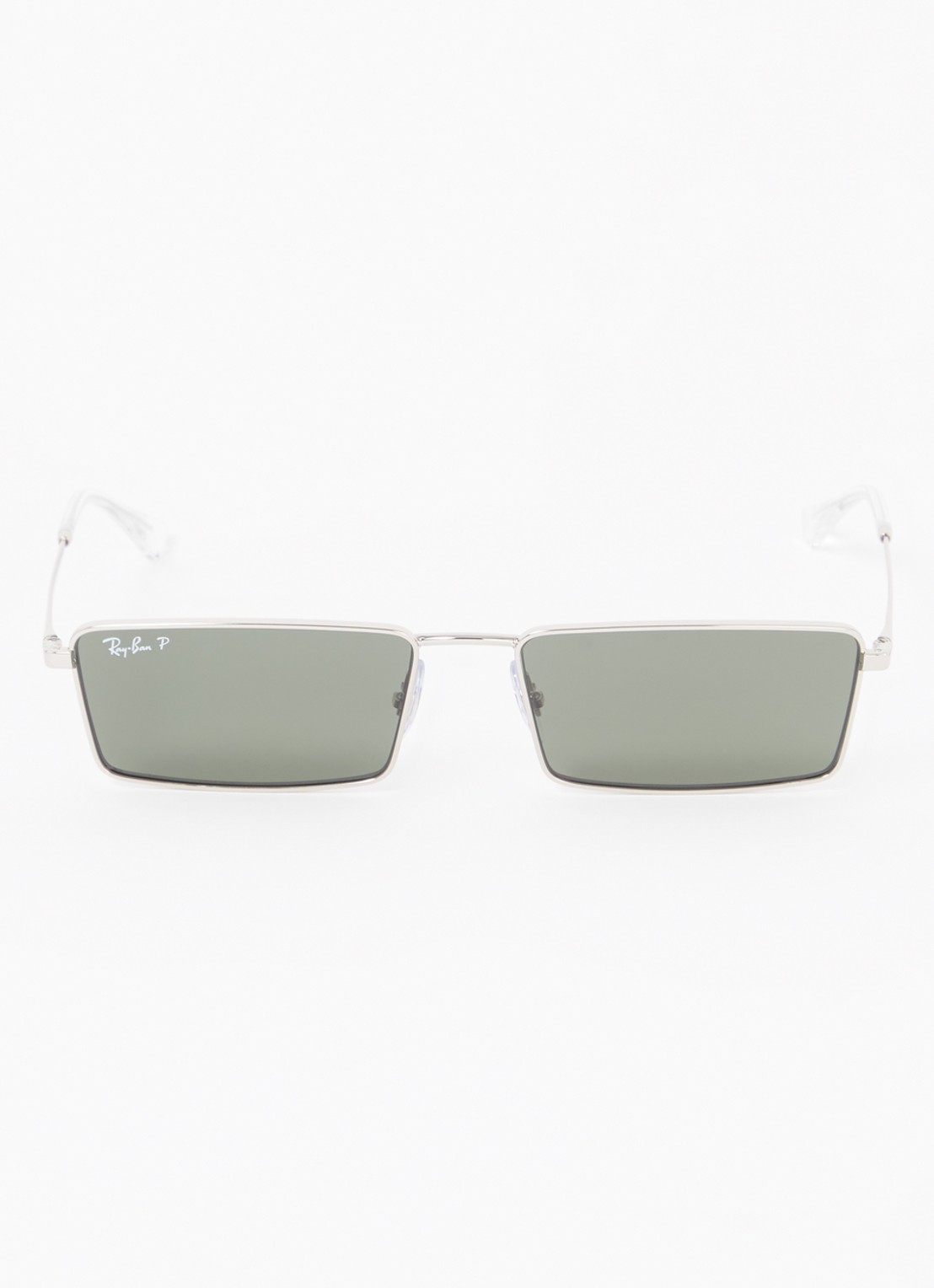 Ray-Ban Emy zonnebril gepolariseerd RB3741 - detail zilver