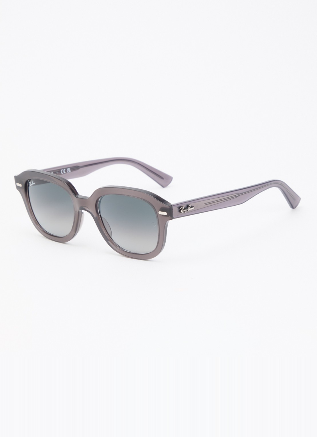Ray-Ban Erik wayfarer zonnebril RB4398  - voorkant grijs