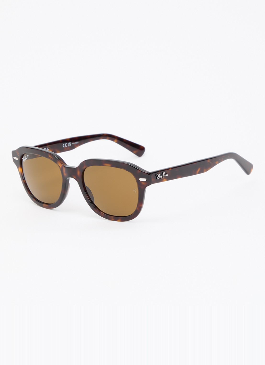 Ray-Ban Erik zonnebril RB4398  - voorkant bruin