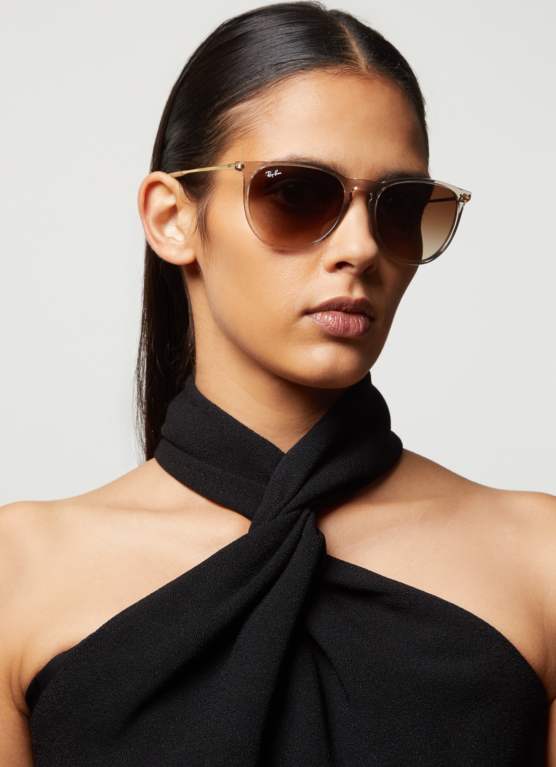 Ray-Ban Erika zonnebril RB4171 - voorkant 2 lichtbruin