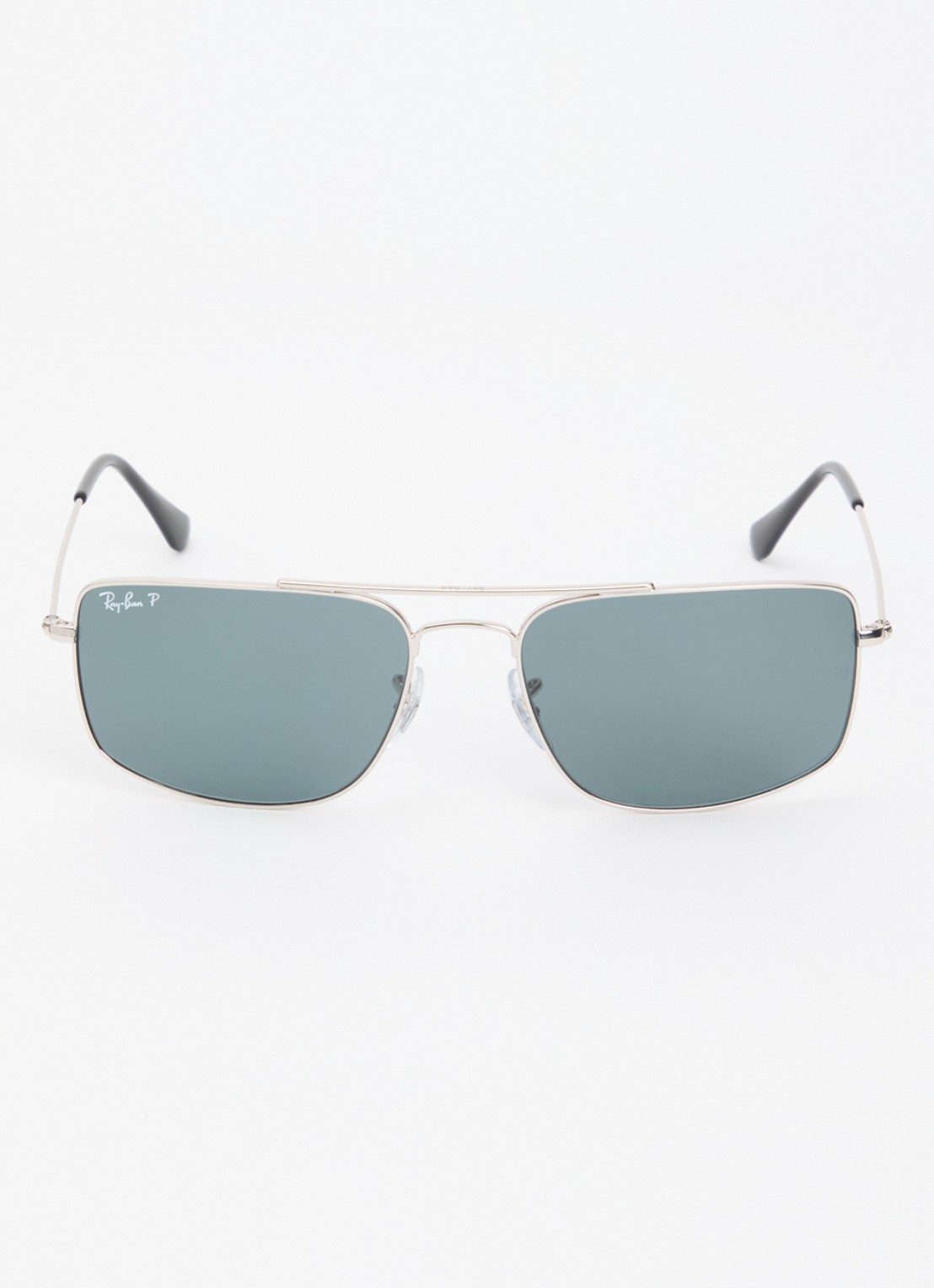 Ray-Ban Explorer 3 zonnebril gepolariseerd RB3779 - detail zilver